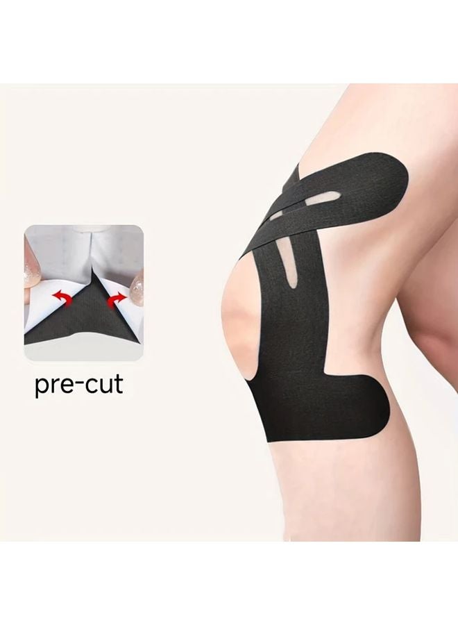 24pcs Pre Cut Knee Support Braces Elastic Compression Bandages For Sports Injury Recovery - Image 1